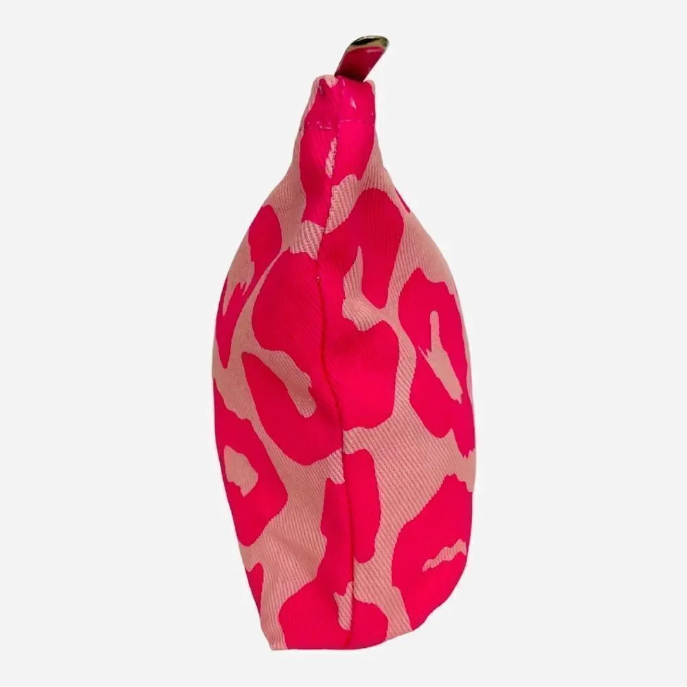 HOT PINK OVERSIZED COSMETIC BAG‎